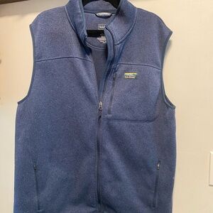 L.L.Bean Blue Fleece Vest